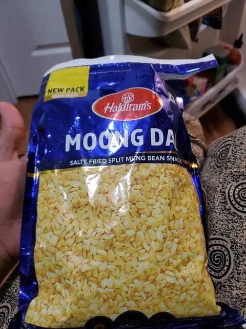 Haldiram'S Moong Dal Salty Fried Split Mung Bean Snack