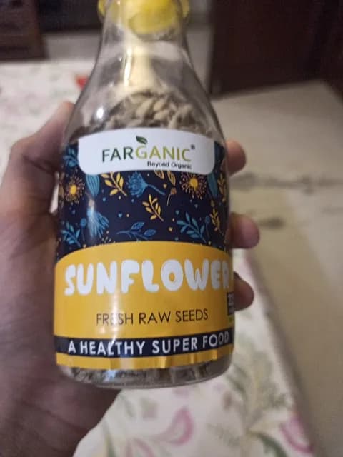 Farganic Beyond Organic Sunflower Fresh Raw Seeds