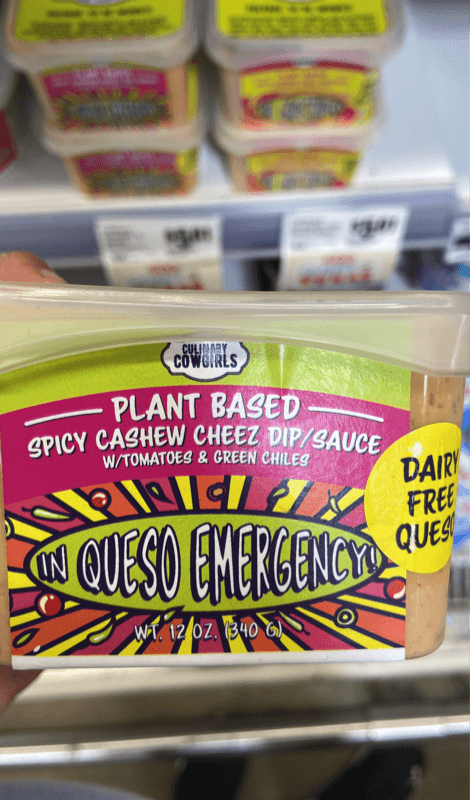 Culinary Cowgirls In Queso Emergency Plant Based Spicy Cashew Cheez Dip/Sauce