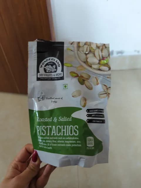 Wonderland Foods Roasted & Salted Pistachios