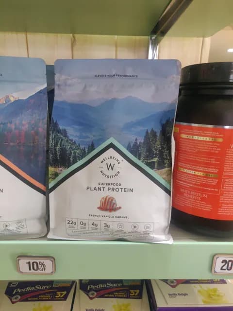 Wellbeing Nutrition Superfood Plant Protein French Vanilla Caramel