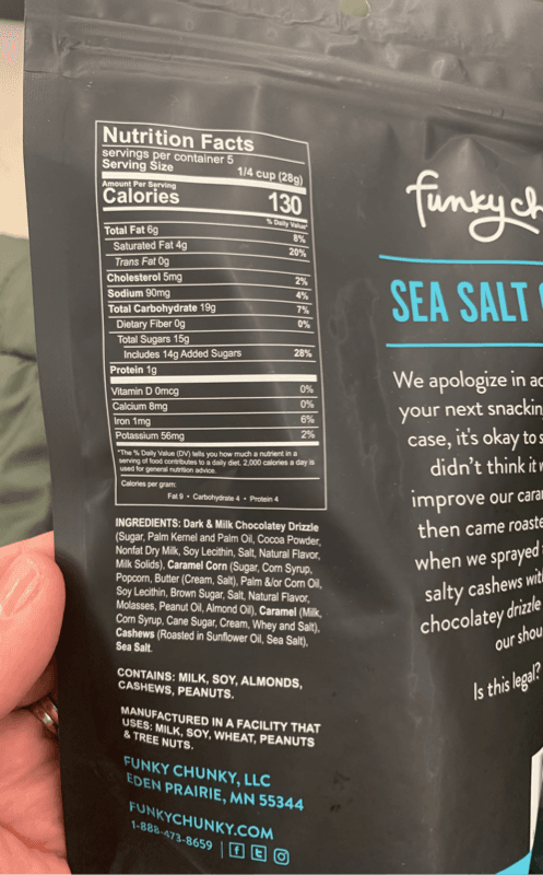 Funky Chunky Sea Salt Caramel Popcorn
