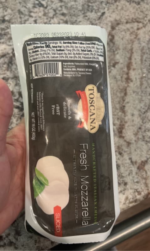 Toscana Sliced Fresh Mozzarella