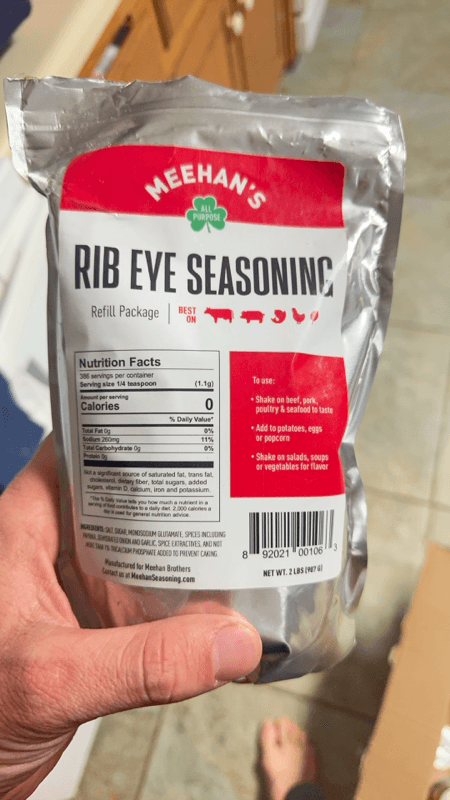 Meehan'S Rib Eye Seasoning Refill