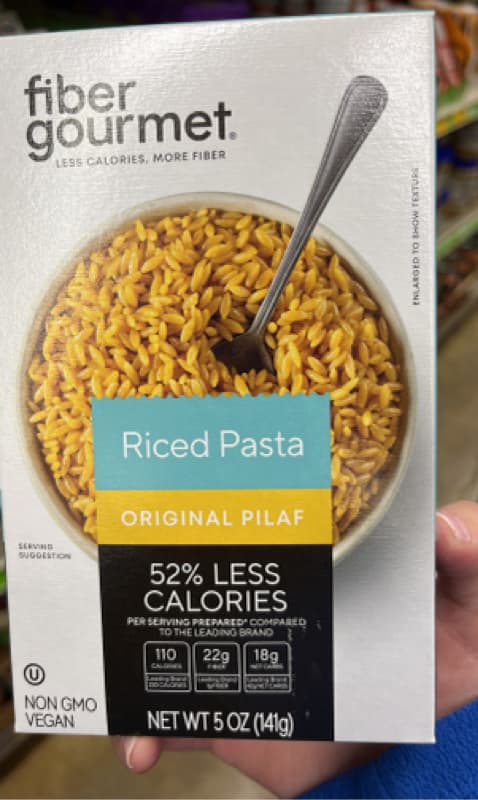 Fiber Gourmet Original Pilaf Riced Pasta