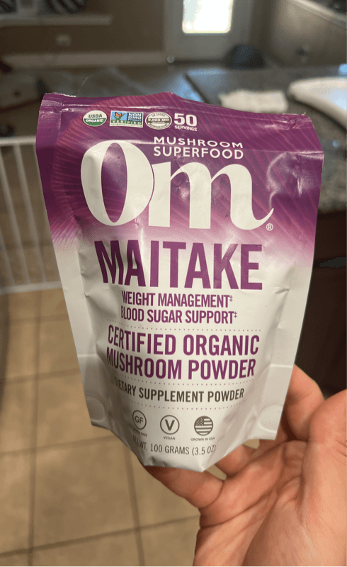 Mushroom Superfood Om Maitake Mushroom Powder Dietary Supplement Powder