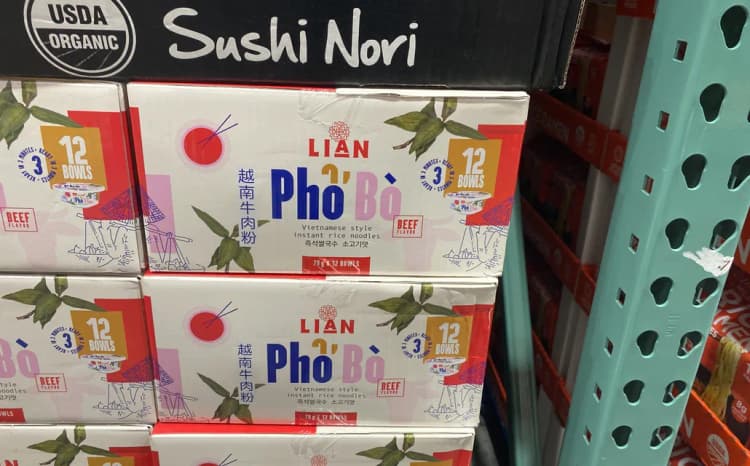 Lian Pho Bo Vietnamese Style Instant Rice Noodles Beef Flavor