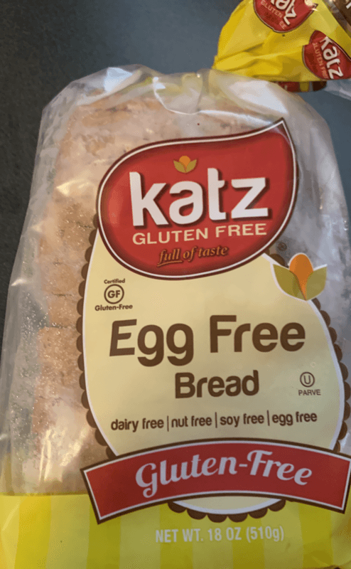 Katz Gluten Free Egg Free Bread