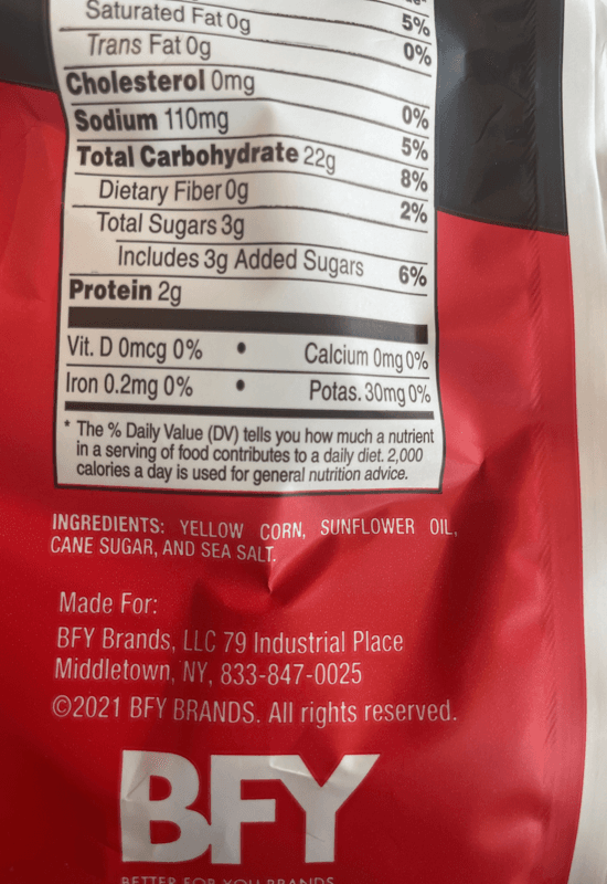 Popcorners Sweet & Salty Kettle Corn Popped-Corn Snack