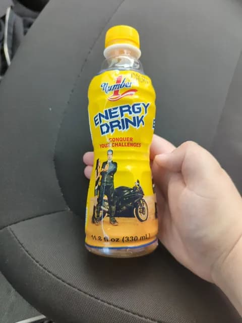 Number 1 Conquer Your Challenges Energy Drink