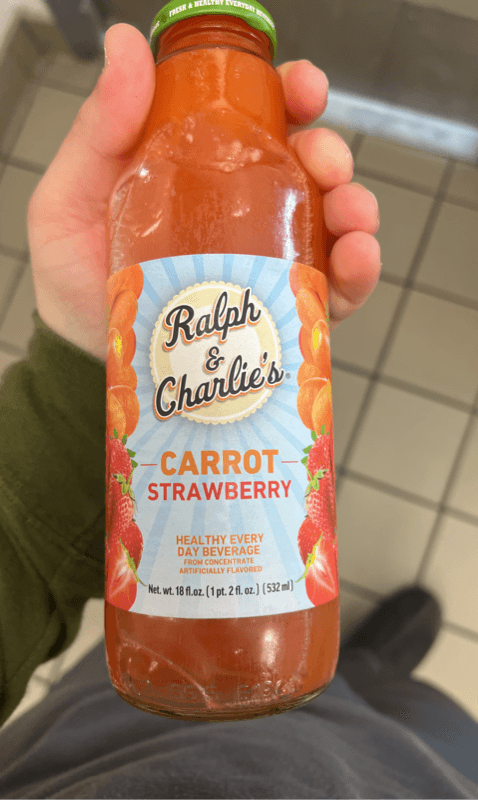 Ralph & Charlie'S Carrot Strawberry Healthy Every Day Beverage