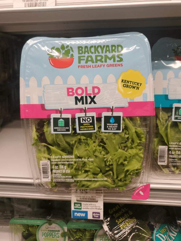 Backyard Farms Leafy Greens Bold Mix