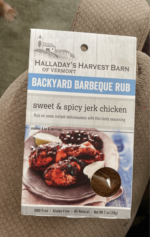 Halladay'S Harvest Barn Backyard Barbeque Rub Sweet & Spicy Jerk Chicken