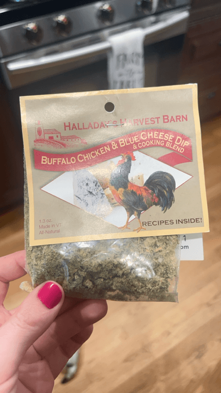 Halladay'S Harvest Barn Buffalo Chicken & Blue Cheese Dip & Cooking Blend