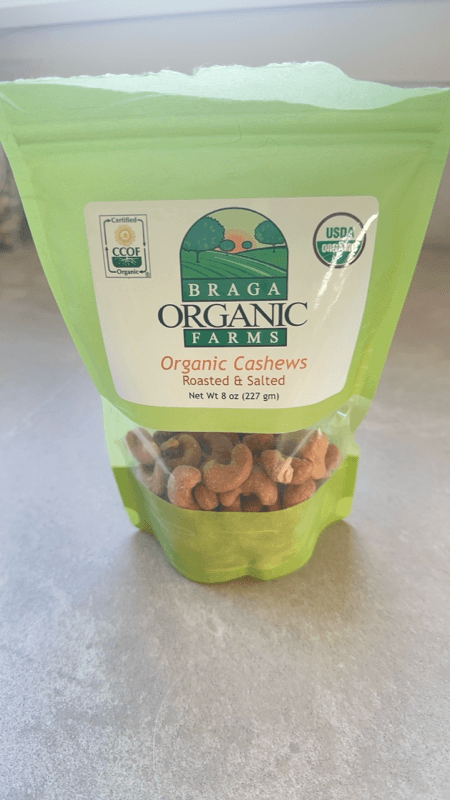 Braga Organic Farms Organic Cashews Roasted & Salted