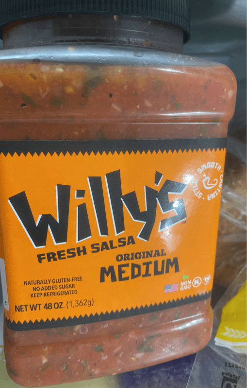 Willy'S Fresh Salsa Original Medium