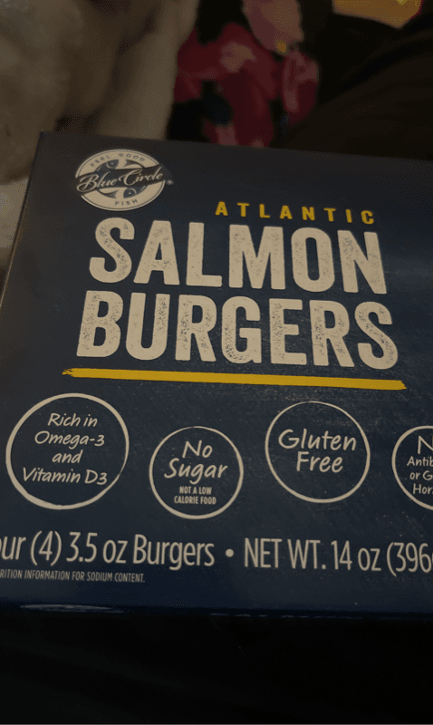 Blue Circle Atlantic Salmon Burgers