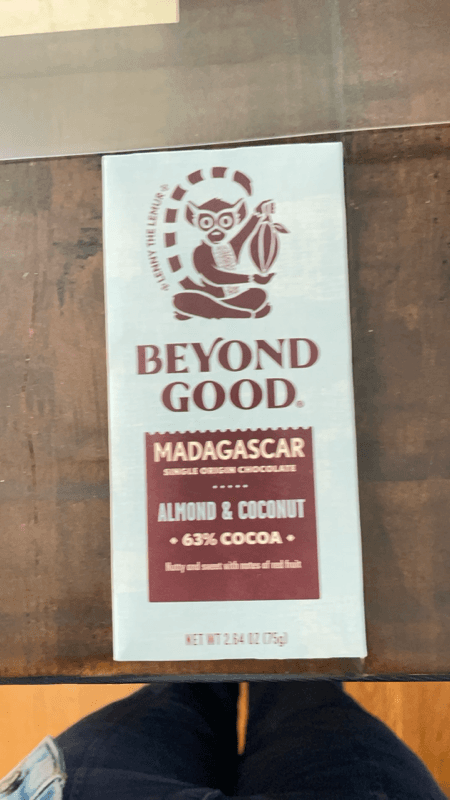 Beyond Good Madagascar Single Origin Chocolate Almond & Coconut - 63% Cocoa