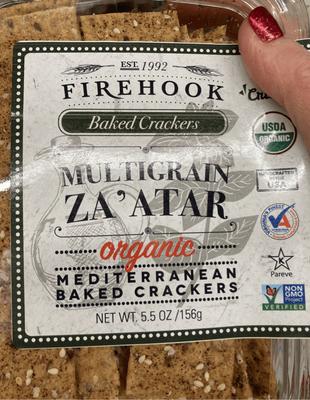 Firehook Multigrain Za'Atar Organic Mediterranean Baked Crackers
