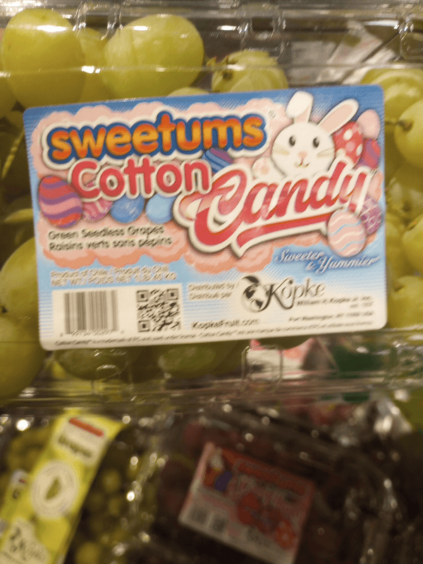 Sweetums Green Seedless Cotton Candy Grapes