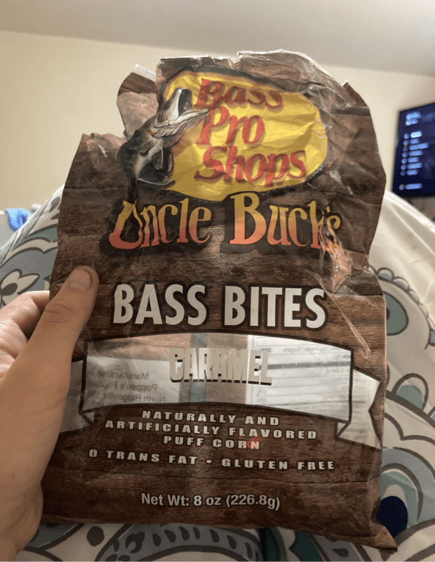 Bass Pro Shops Uncle Buck'S Bass Bites Caramel Puff Corn