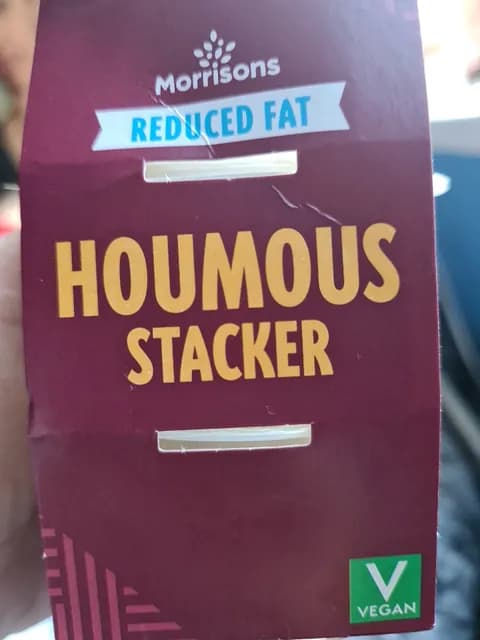 Morrisons Reduced Fat Houmous Stacker
