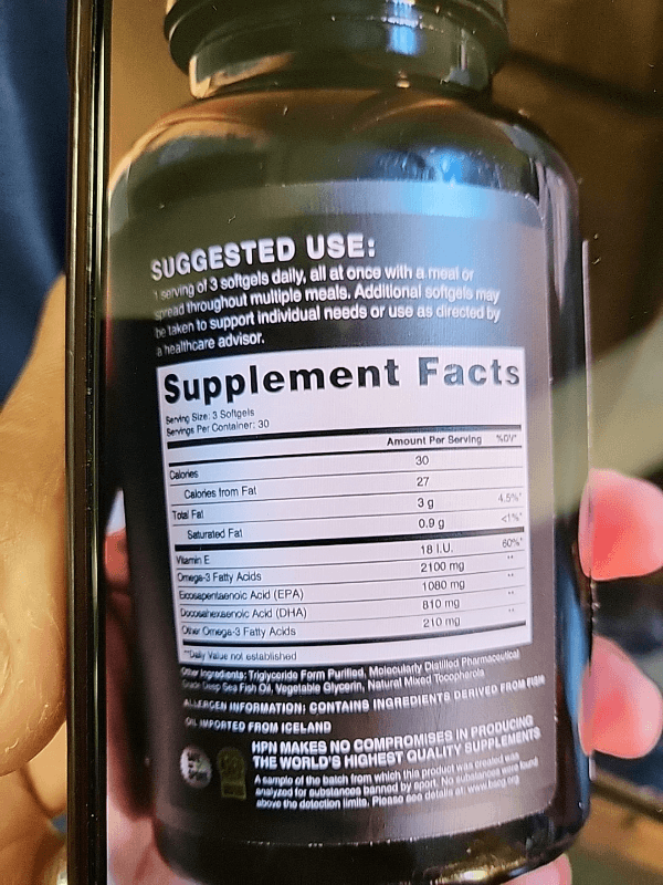 High Performance Nutrition N(