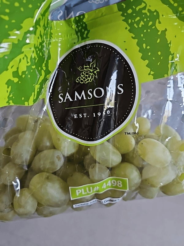 Samsons Green Seedless Table Grapes
