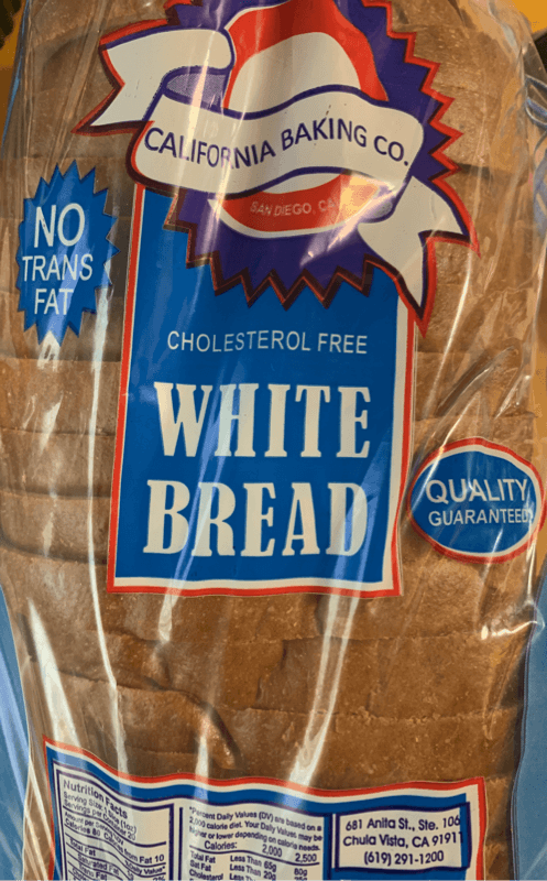 California Baking Co. White Bread