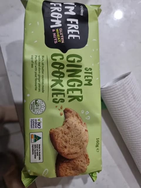 Coles Stem Ginger Cookies