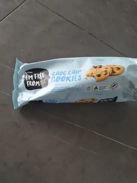 Coles I'M Free From Choc Chip Cookies