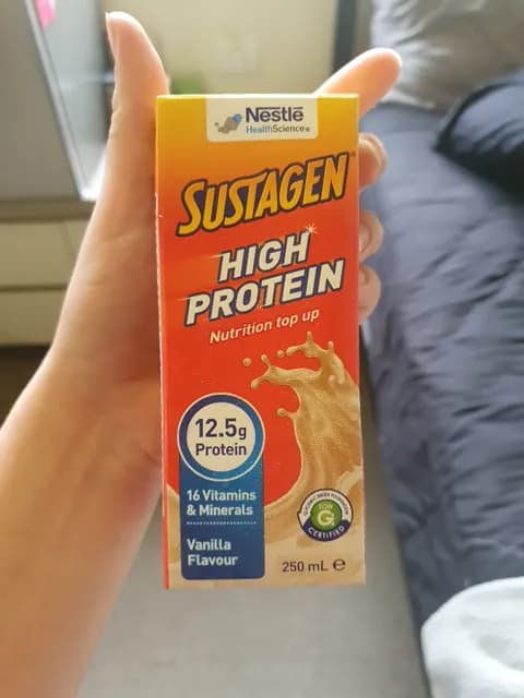 Nestle Health Science Sustagen High Protein Vanilla Flavour