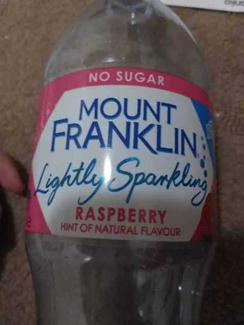 Mount Franklin No Sugar Lightly Sparkling Raspberry