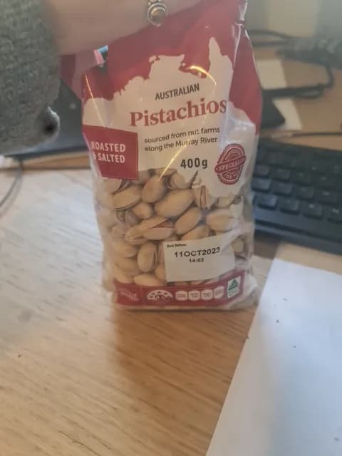 Woolworths Roasted & Salted Australian Pistachios