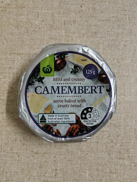Woolworths Mild And Creamy Camembert