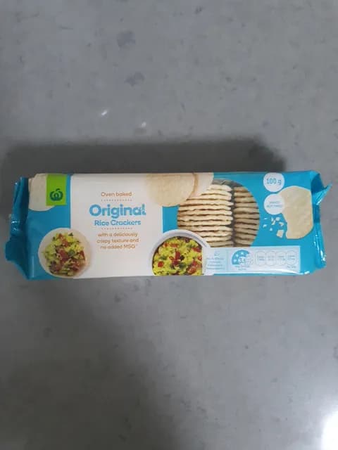 Woolworths Original Rice Crackers