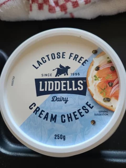 Liddells Lactose Free Dairy Cream Cheese