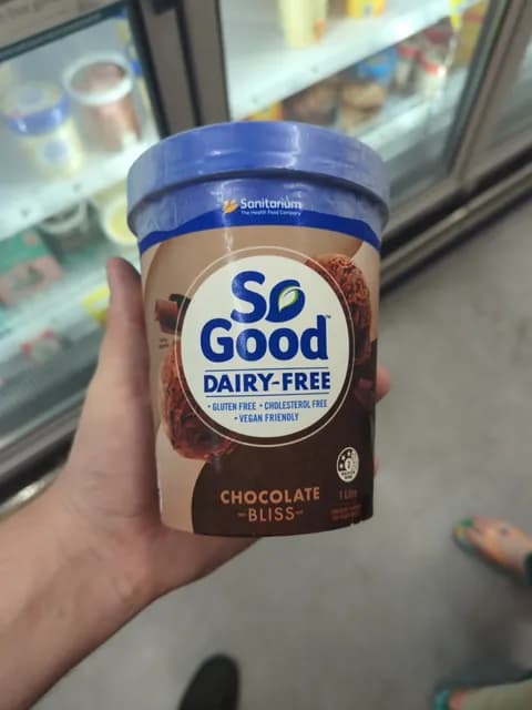 Sanitarium So Good Dairy Free Chocolate Bliss Soy  Dessert
