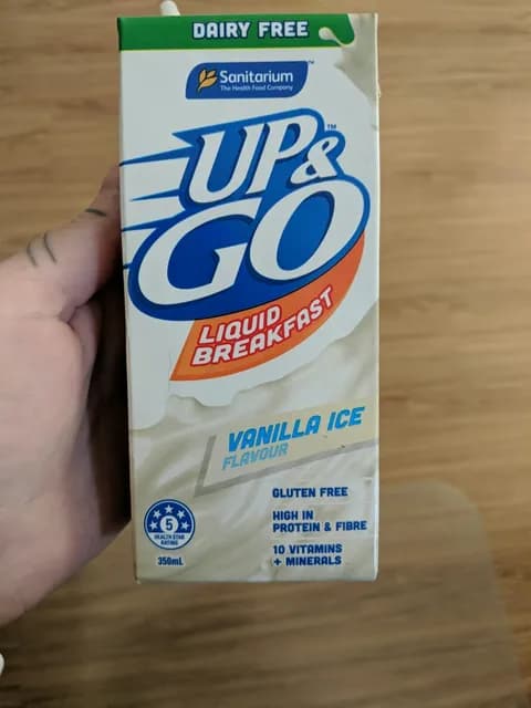 Sanitarium Up&Go Vanilla Ice Liquid Breakfast