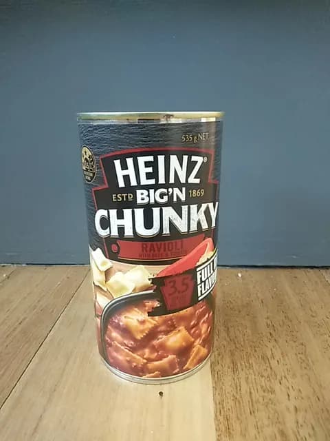 Heinz Big N' Chunky Ravioli With Beef & Tomato