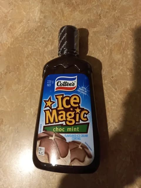 Cottee'S Ice Magic Choc Mint Flavoured Ice Cream Coating