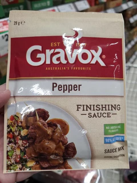 Gravox Pepper Finishing Sauce