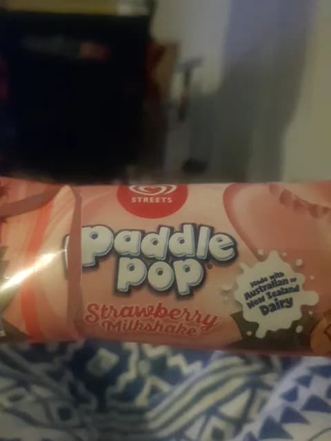 Streets Paddle Pop Strawberry Milkshake