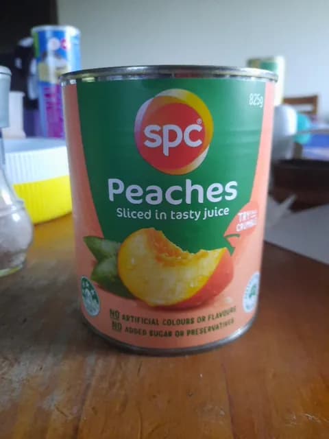 Spc Peaches Sliced In Tasty Juice
