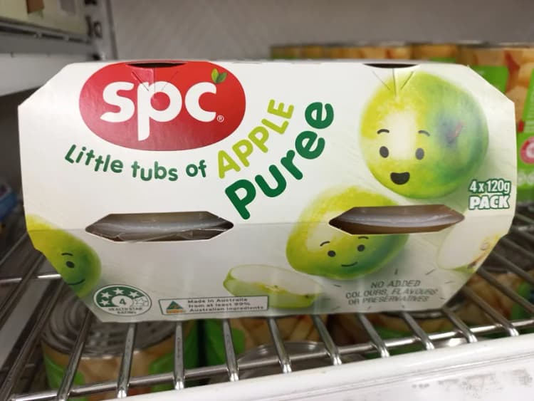 Spc Little Tubs Of Apple Puree