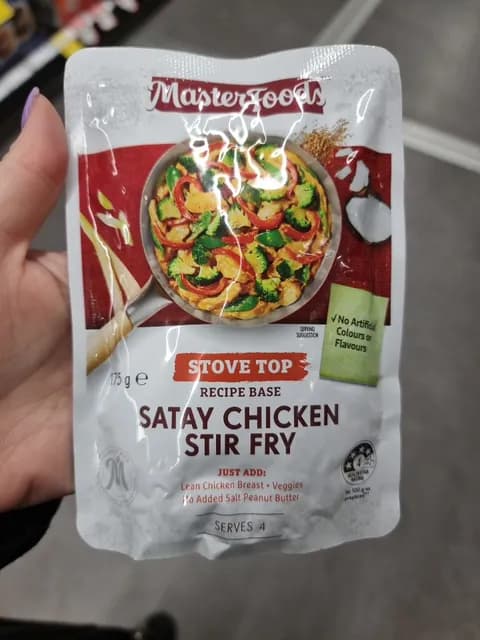 Masterfoods Stove Top Satay Chicken Stir Fry