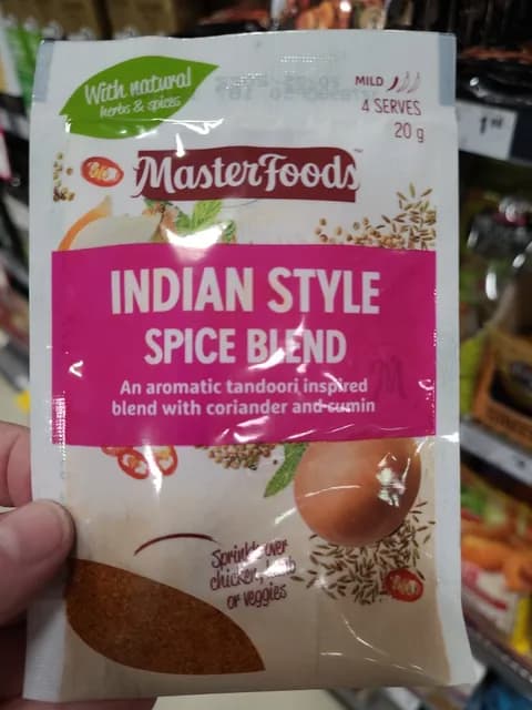 Masterfoods Indian Style Spice Blend