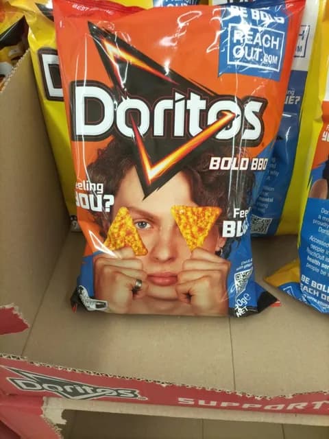 Doritos Bold Bbq Flavoured Corn Chips