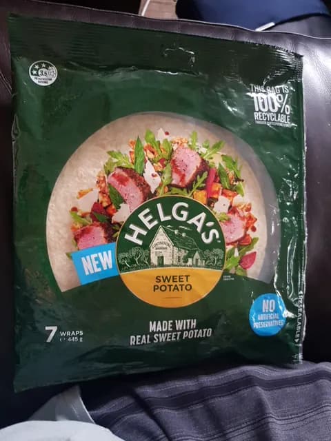 Helga'S Sweet Potato Wraps