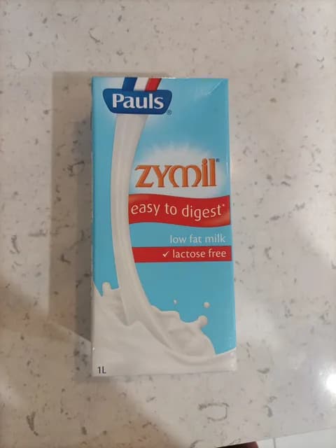 Pauls Zymil Lactose Free Low Fat Milk